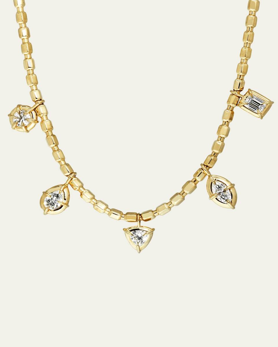 Cosmic Confetti Multishape Charm Necklace